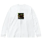 Girigiri-kのダークチョコレートとミントのフードゥブラウニー Big Long Sleeve T-Shirt