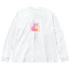 KenySignsのファンシーネコちゃん Big Long Sleeve T-Shirt