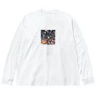 kazuma-wado-の仮想空間 Big Long Sleeve T-Shirt