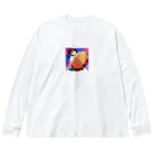 ほっこり絵音舎の巨大タンバリン Big Long Sleeve T-Shirt