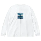 marusiyaの海の果ての孤島 ビッグシルエットロングスリーブTシャツ