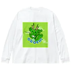 森本雄也の石見神楽_八岐大蛇＠forestgreen Big Long Sleeve T-Shirt