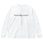 xxIPPOxxの"Knowledge is power" Big Long Sleeve T-Shirt