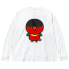 いんこ屋堂のヨダレカケズグロインコ Big Long Sleeve T-Shirt