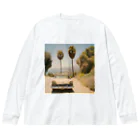 サーフサイドファッションのパームサイド Big Long Sleeve T-Shirt