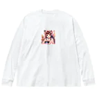 luckyTigerのゲーム女子 ビッグシルエットロングスリーブTシャツ