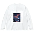 forest-の夜空 Big Long Sleeve T-Shirt