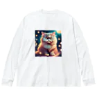 レモングラスのごきげんなペルシャ猫 Big Long Sleeve T-Shirt