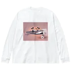 CHIKUSHOのプレーン・クレイジー Big Long Sleeve T-Shirt