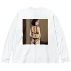 MatureWomanCollectionの伊藤 絵理子 Big Long Sleeve T-Shirt