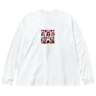 k.corporationのAI美女バンド Big Long Sleeve T-Shirt