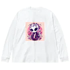 おふざけのパンク宇宙人 Big Long Sleeve T-Shirt