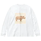 ラクダカンパニーのアイアンハート Big Long Sleeve T-Shirt