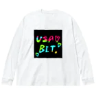 usabit.のぐっず屋さんのusabit.亜種2 ビッグシルエットロングスリーブTシャツ