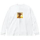 にんにんにんじゃのゴールデン忍者 Big Long Sleeve T-Shirt