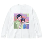 mokkunのちょっと待って、行かないでシリーズ Big Long Sleeve T-Shirt