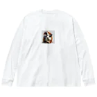 ふわりんごカフェのグラサンモルモットくん Big Long Sleeve T-Shirt