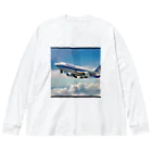 あかいはちのフィリピンの旅客機 Big Long Sleeve T-Shirt