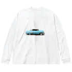 wowwooのChevrolet Bel Air　BLUE Big Long Sleeve T-Shirt