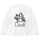 Boo!のBoo!(ジャックオーランタン) ビッグシルエットロングスリーブTシャツ