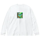 PiXΣLのHappy forest / Type.1 Big Long Sleeve T-Shirt