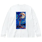 カラシンの月見 Big Long Sleeve T-Shirt