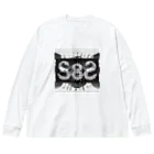 SATRIXのS82 BOX logo Big Long Sleeve T-Shirt