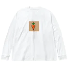 たてっぴのショップのピクセルにんじん Big Long Sleeve T-Shirt