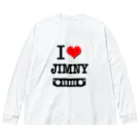 おもしろいTシャツ屋さんのI LOVE JIMNY ジムニー Big Long Sleeve T-Shirt