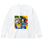 あかいはちの南国スイーツ Big Long Sleeve T-Shirt