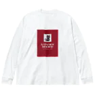 猫絵師のあべさん10万人記念　黒猫クロちゃん Big Long Sleeve T-Shirt