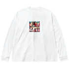 sakura-hのジャックラッセルテリアの魅力が詰まったオリジナルグッズ集 Big Long Sleeve T-Shirt