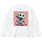 tooru0377のVuittonぽいロボットらしい ビッグシルエットロングスリーブTシャツ