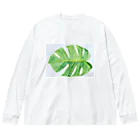 Creator_Dad-crocodileのモンステラ Big Long Sleeve T-Shirt