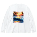 Luminaのラストウェーブ Big Long Sleeve T-Shirt