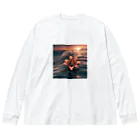 Luminaの百合の魂 Big Long Sleeve T-Shirt