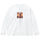 シルバームーンコーストの銀髪美女 シリーズ2 in 花火大会 Big Long Sleeve T-Shirt