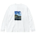 YASUE ABE JPのSend your location Big Long Sleeve T-Shirt