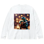 Mako Goodsのギター好きな亀たん Big Long Sleeve T-Shirt