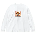 パパショップのネコ消防士 Big Long Sleeve T-Shirt