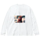 Soundの雪国のウサギ Big Long Sleeve T-Shirt