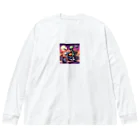 おふざけのバイク宇宙人2 Big Long Sleeve T-Shirt