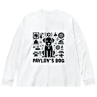 せるぽのよろずやのパブロフの犬 ビッグシルエットロングスリーブTシャツ