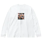 neat55のヒメユリの優雅な花弁 Big Long Sleeve T-Shirt