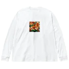 neat55のユリの香り高い花 Big Long Sleeve T-Shirt