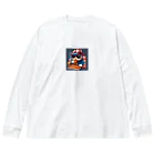 はまみるのファンキーなファット猫 Big Long Sleeve T-Shirt