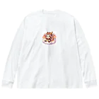 可愛らしいドラゴンのイラストグッズ店の一匹の可愛らしいドラゴンのマスコット Big Long Sleeve T-Shirt