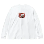 kiryu-mai創造設計のいちごねこ Big Long Sleeve T-Shirt