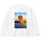 ARTPARTNERの 朝焼けのりんご　 Big Long Sleeve T-Shirt
