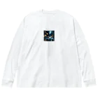 たろすけの「影の中のウィスパー」 Big Long Sleeve T-Shirt